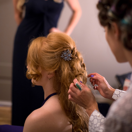 Women's hair for special events